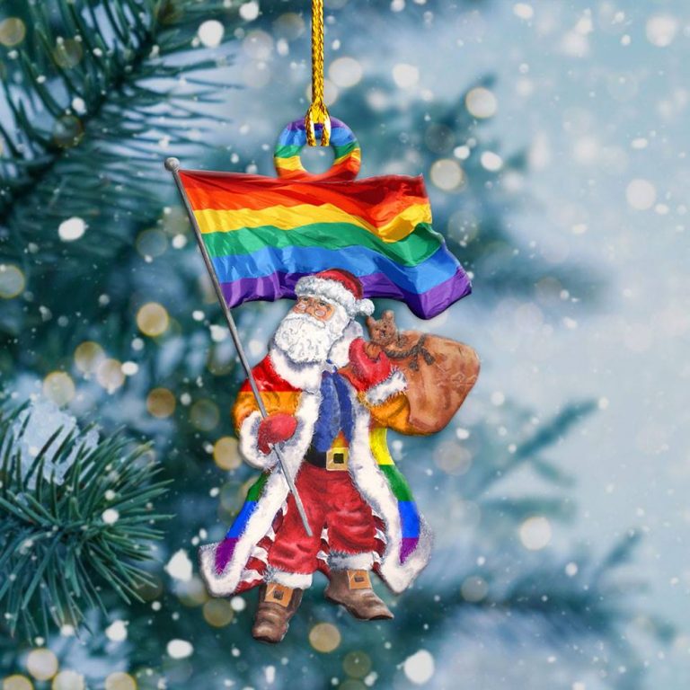 LGBT Santa Claus christmas ornament 1 LGBT Santa Claus christmas ornament 1