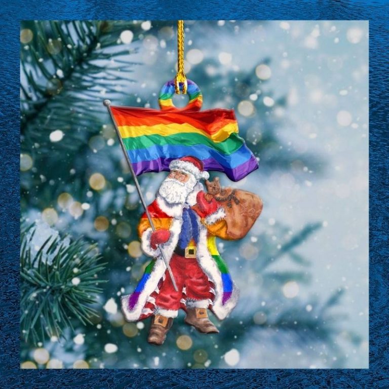 LGBT Santa Claus christmas ornament 2