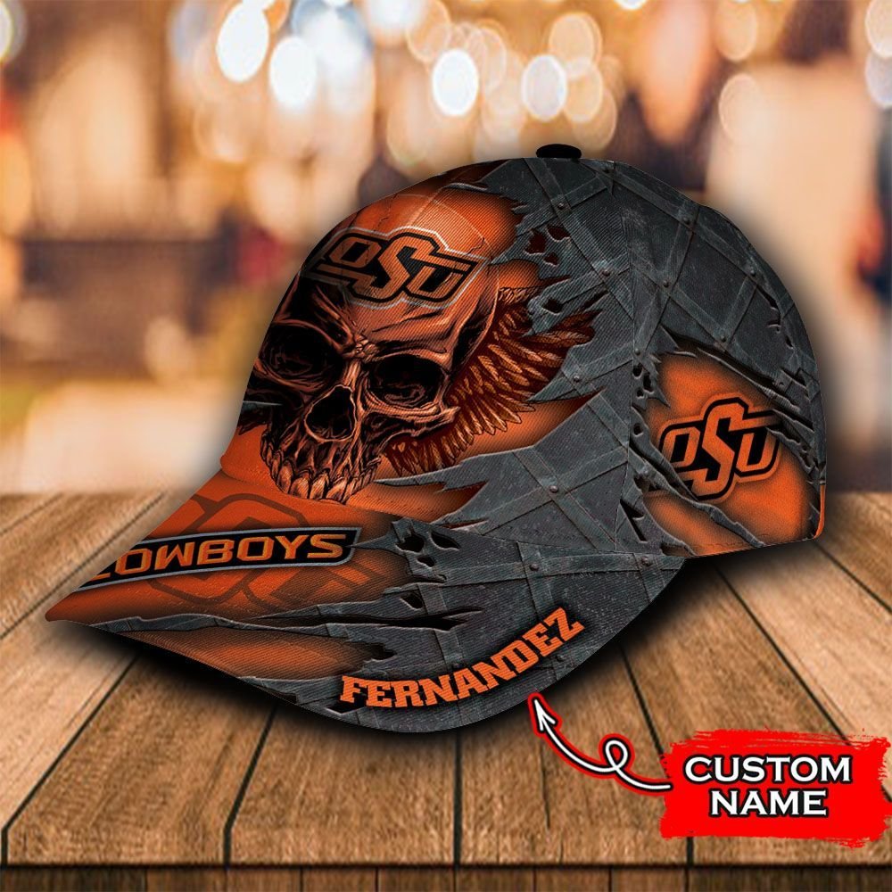 LIMITED Skull Oklahoma State Cowboys custom Personalized cap 3 LIMITED Skull Oklahoma State Cowboys custom Personalized cap 3
