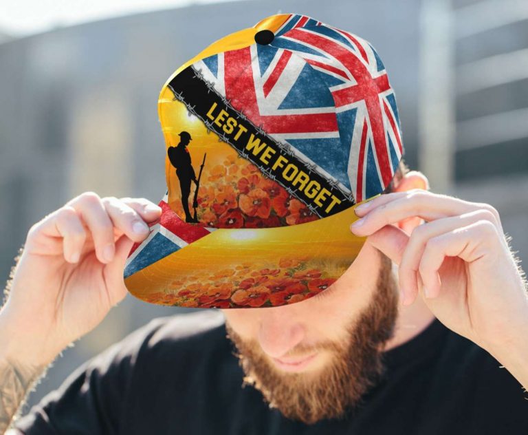 LIMITED United Kingdom Veteran Lest we forget cap 3