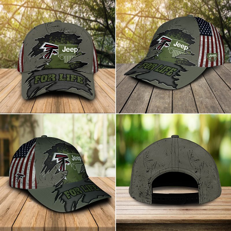 THE QUALITY IS GUARANTEED THE DELIVERY TO YOUR DOOR 17 LIMITED for life Jeep Atlanta Falcons cap 1