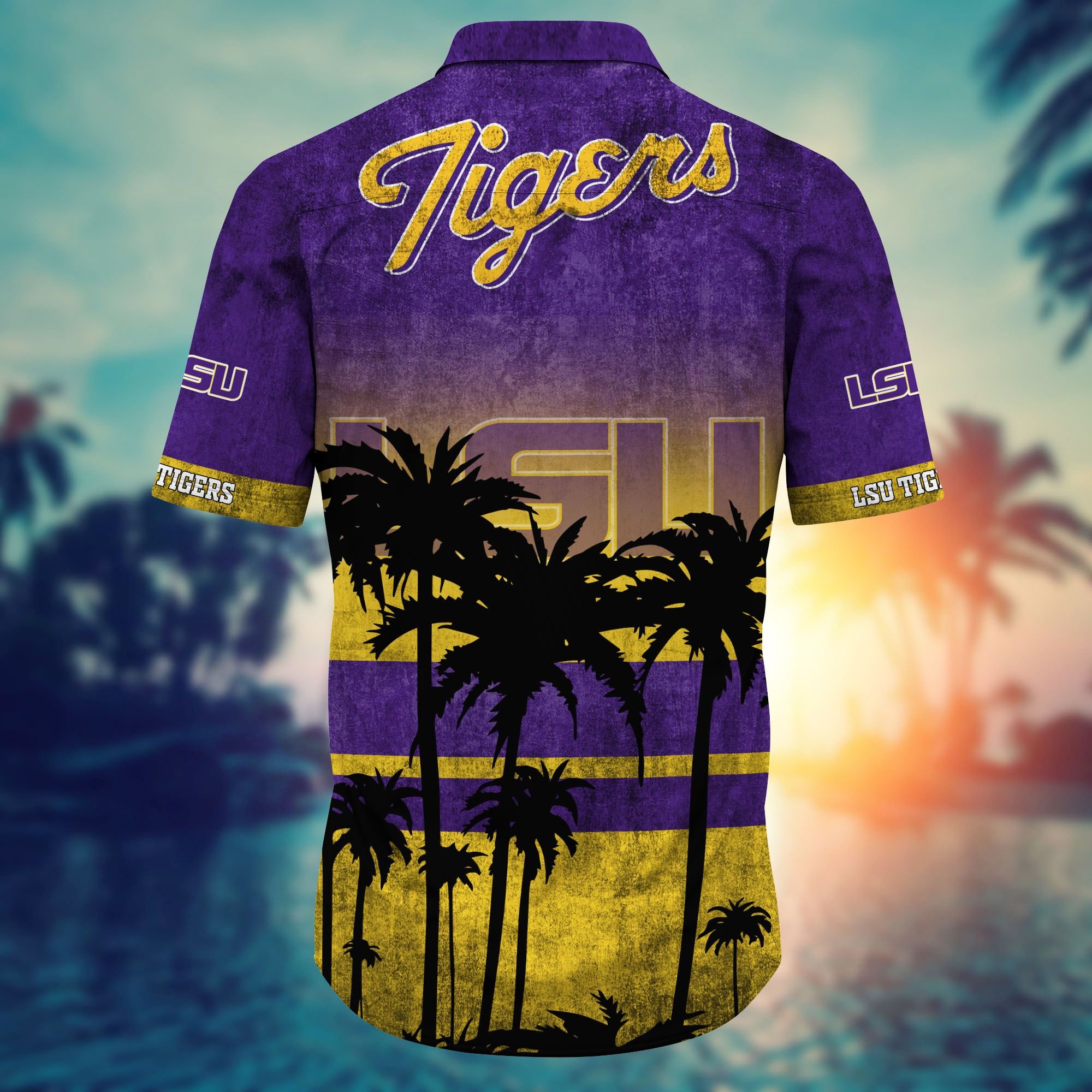 LSU Tigers Hawaiian shirt 3 LSU Tigers Hawaiian shirt 2