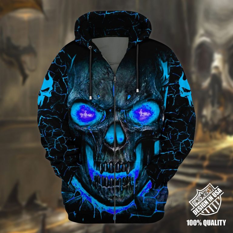 Lava Skull 3d zip hoodie 8