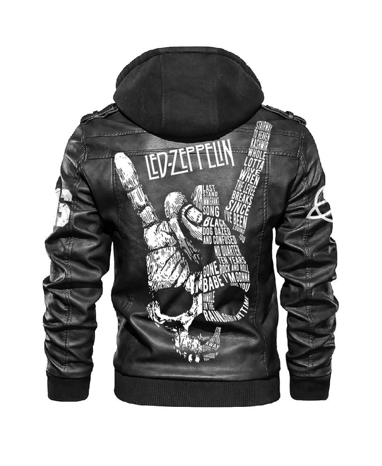 Led Zeppelin custom leather jacket 5