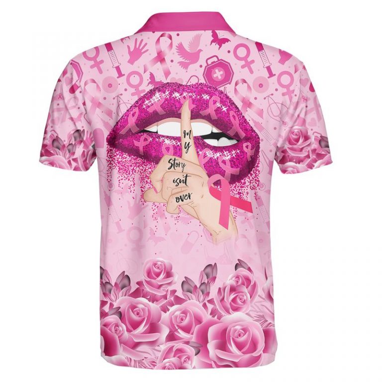 Lip flower Breast Cancer Warrior 3d shirt hoodie 7