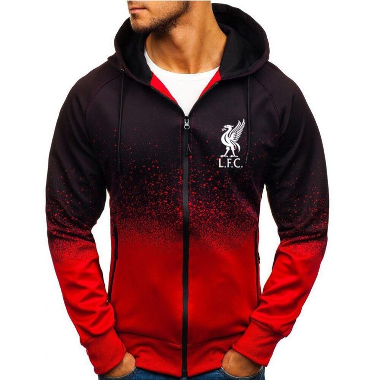 Liverpool FC gradient 3d hoodie 1