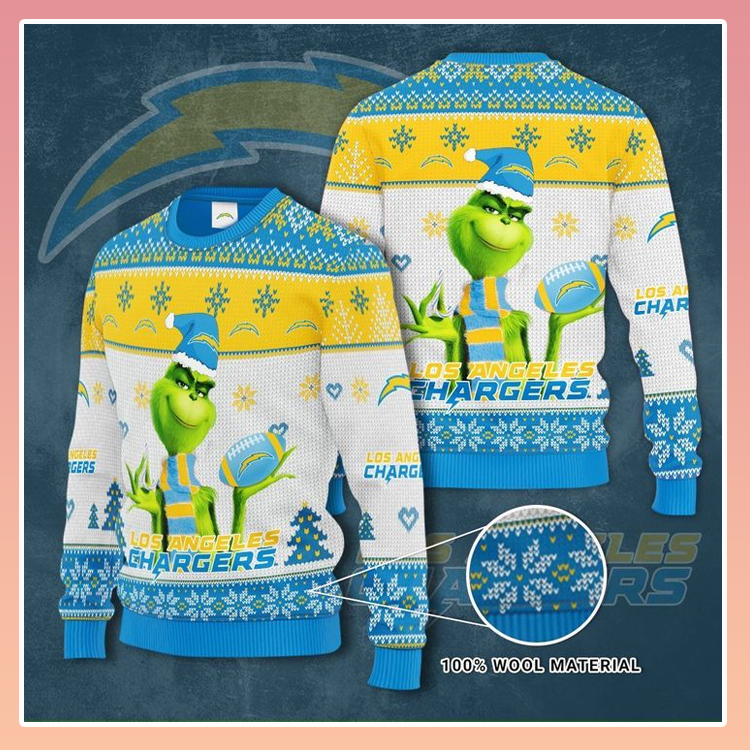 Los Angeles Chargers Custom Name Sweatshirt 4 Los Angeles Chargers Custom Name Sweatshirt2