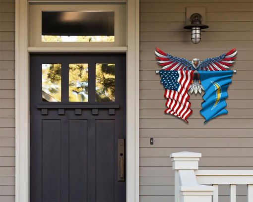 Los Angeles Chargers United States American flag metal sign 3 Los Angeles Chargers United States American flag metal sign1