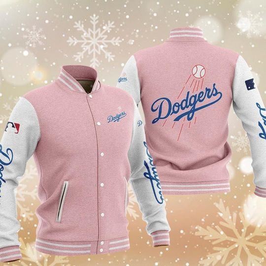 Los Angeles Dodgers Varsity Baseball Jacket4