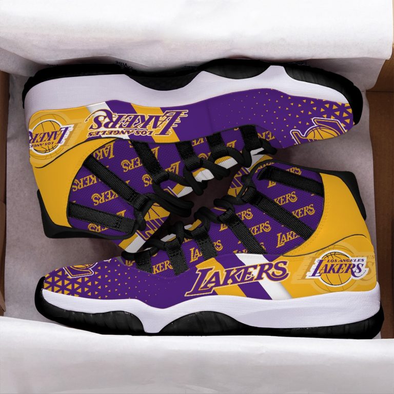Los Angeles Lakers Air Jordan 11 sneaker shoes 1