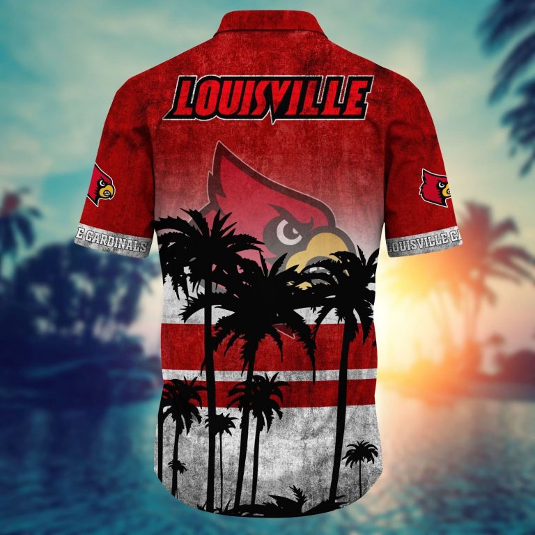 Louisville Cardinals Football NCAA Hawaiian Shirt (5) Louisville Cardinals football NCAA hawaiian shirt 5