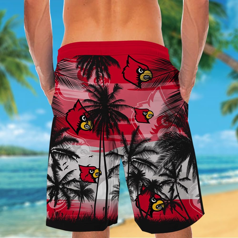 Louisville Cardinals football Tropical hawaiian shirt 2 Louisville Cardinals football Tropical hawaiian shirt 5