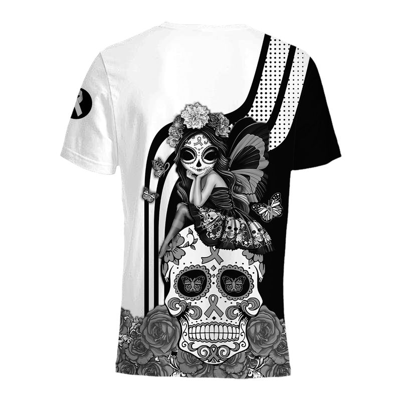 Lung Cancer Awareness Sugar Skull Fairy 3d shirt, hoodie 3 Lung Cancer Awareness Sugar Skull Fairy 3d shirt hoodie 4