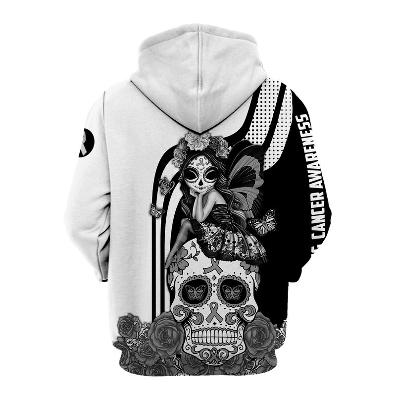 Lung Cancer Awareness Sugar Skull Fairy 3d shirt, hoodie 5 Lung Cancer Awareness Sugar Skull Fairy 3d shirt hoodie 6