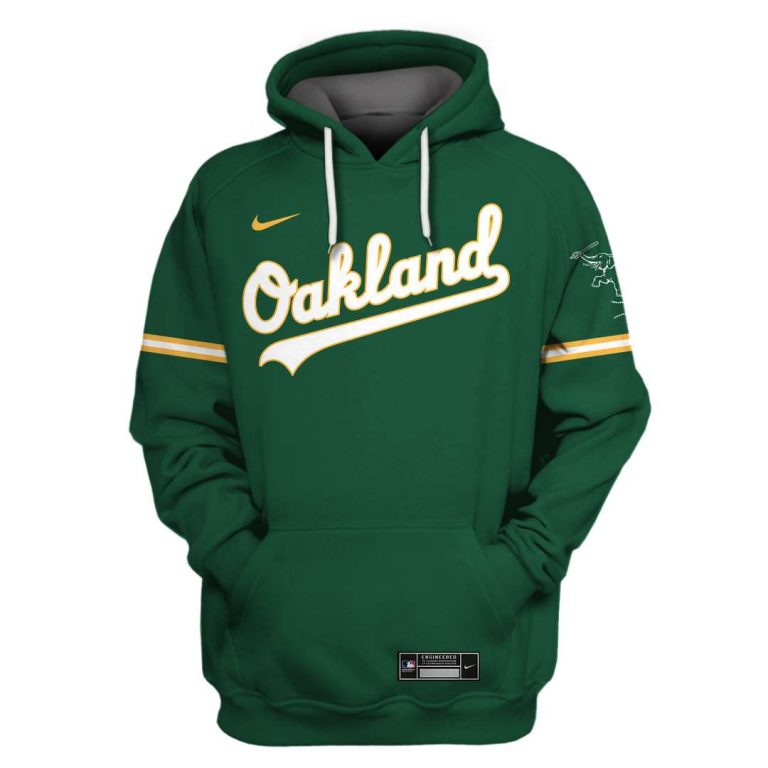 MLB Oakland Athletics MLB 3d shirt hoodie 2