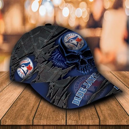 MLB Toronto Blue Jays Skull Custom name cap1