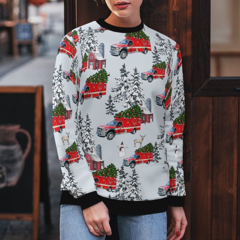 Massachusetts Concord Fire EMS Ambulance Christmas sweater, sweatshirt 4 Massachusetts Concord Fire EMS Ambulance Christmas sweater sweatshirt 4
