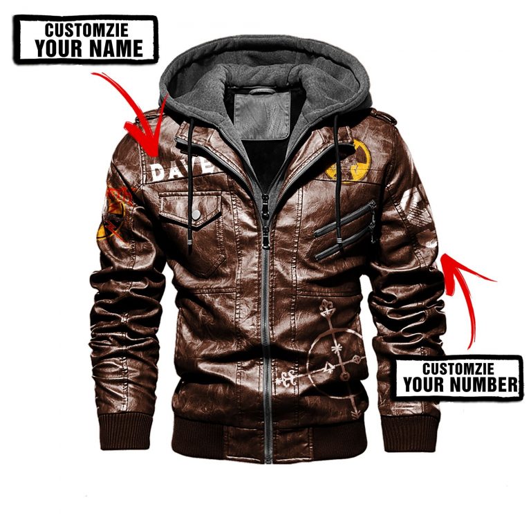 Megadeth skull custom leather jacket 3