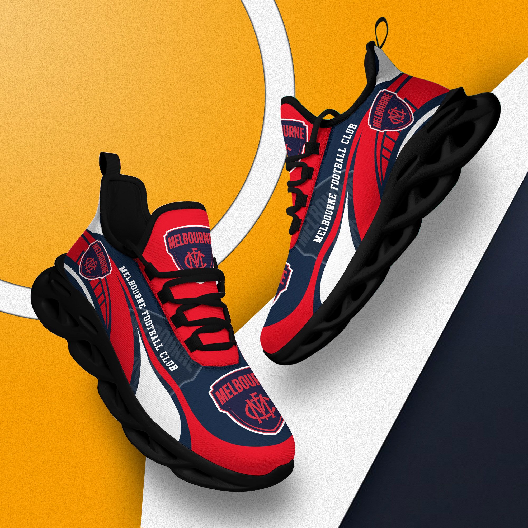 Melbourne Demons clunky max soul shoes 1 Melbourne Demons clunky max soul shoes 2