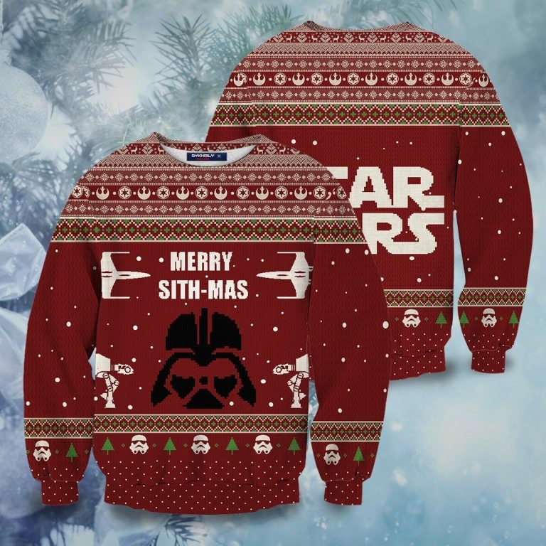 Merry Sith Mas Darth Vader Star Wars christmas sweater sweatshirt 2