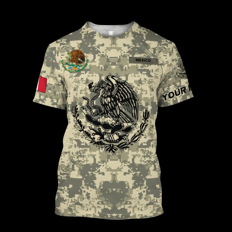 Mexican Army Mexican flag custom personalized 3d shirt hoodie 5