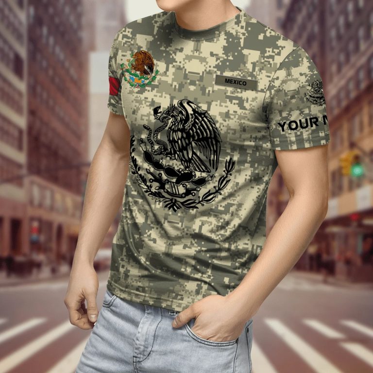 Mexican Army Mexican flag custom personalized 3d shirt hoodie 6