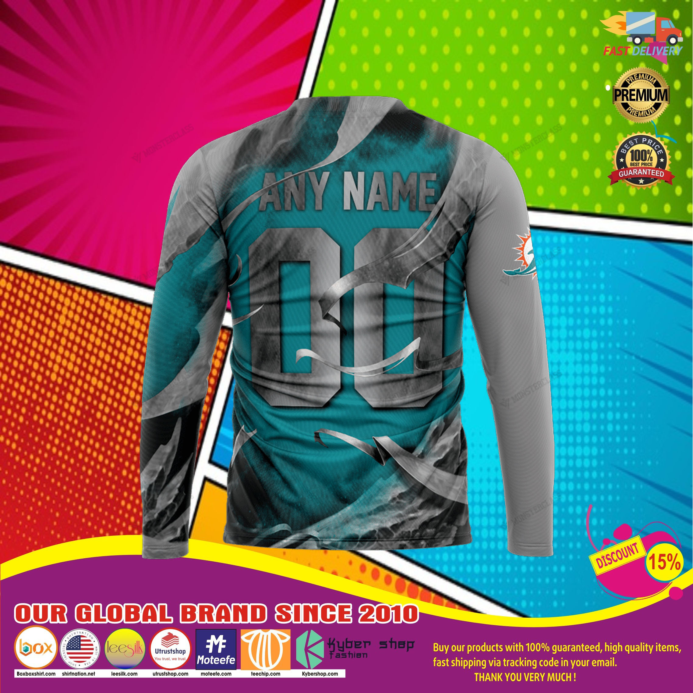 Miami dolphins skull jersey hoodie 6 Miami dolphins skull jersey hoodie9