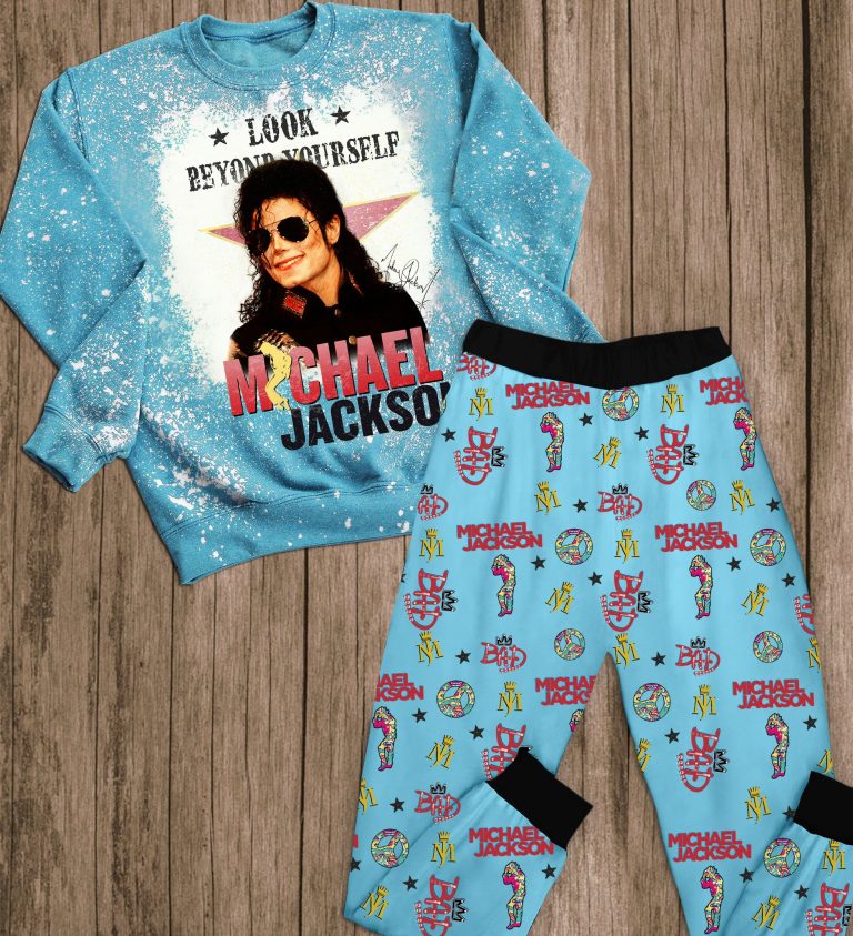 Michael Jackson look beyond yourself pajamas set