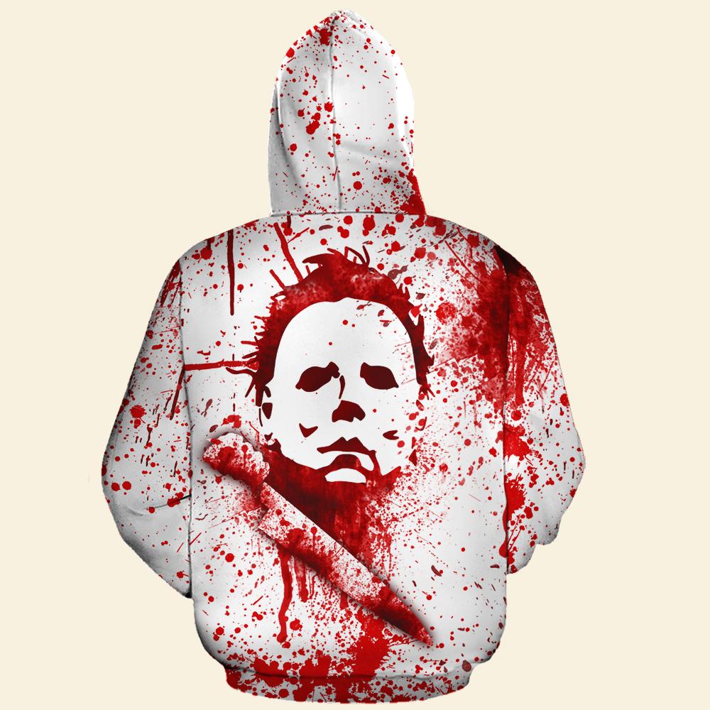 Michael Myers You Can't Kill the Boogeyman Blood Halloween 3d shirt, hoodie 3 Michael Myers You Cant Kill the Boogeyman Blood Halloween 3d shirt hoodie 2