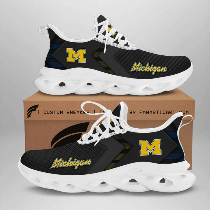 Michigan Wolverines football Clunky Max Soul Clunky Shoes 3 Michigan Wolverines football Clunky Max Soul Clunky Shoes2