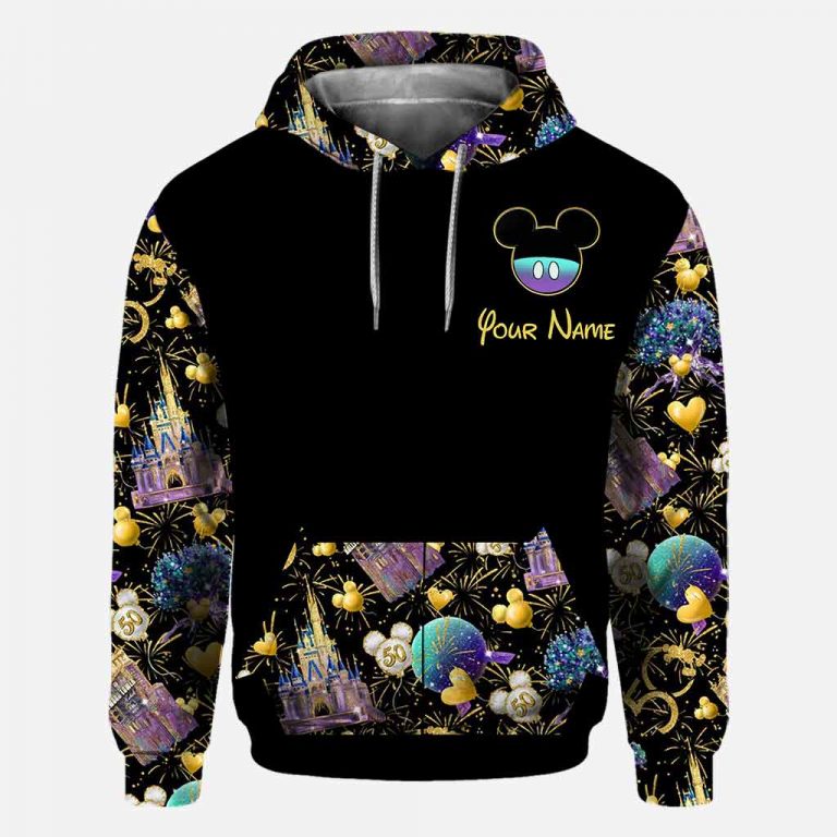 Mickey Mouse 50th Anniversary Magic Kingdom custom name 3d shirt hoodie 1.2