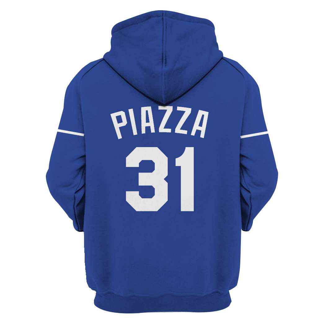 Mike Piazza 31 Los Angeles Dodgers 3d hoodie, hoodie mask 2 Mike Piazza 31 Los Angeles Dodgers 3d hoodie hoodie mask 1
