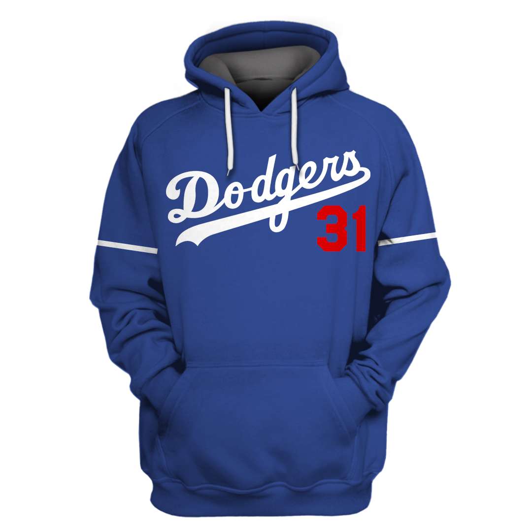 Mike Piazza 31 Los Angeles Dodgers 3d hoodie, hoodie mask 11 Mike Piazza 31 Los Angeles Dodgers 3d hoodie hoodie mask