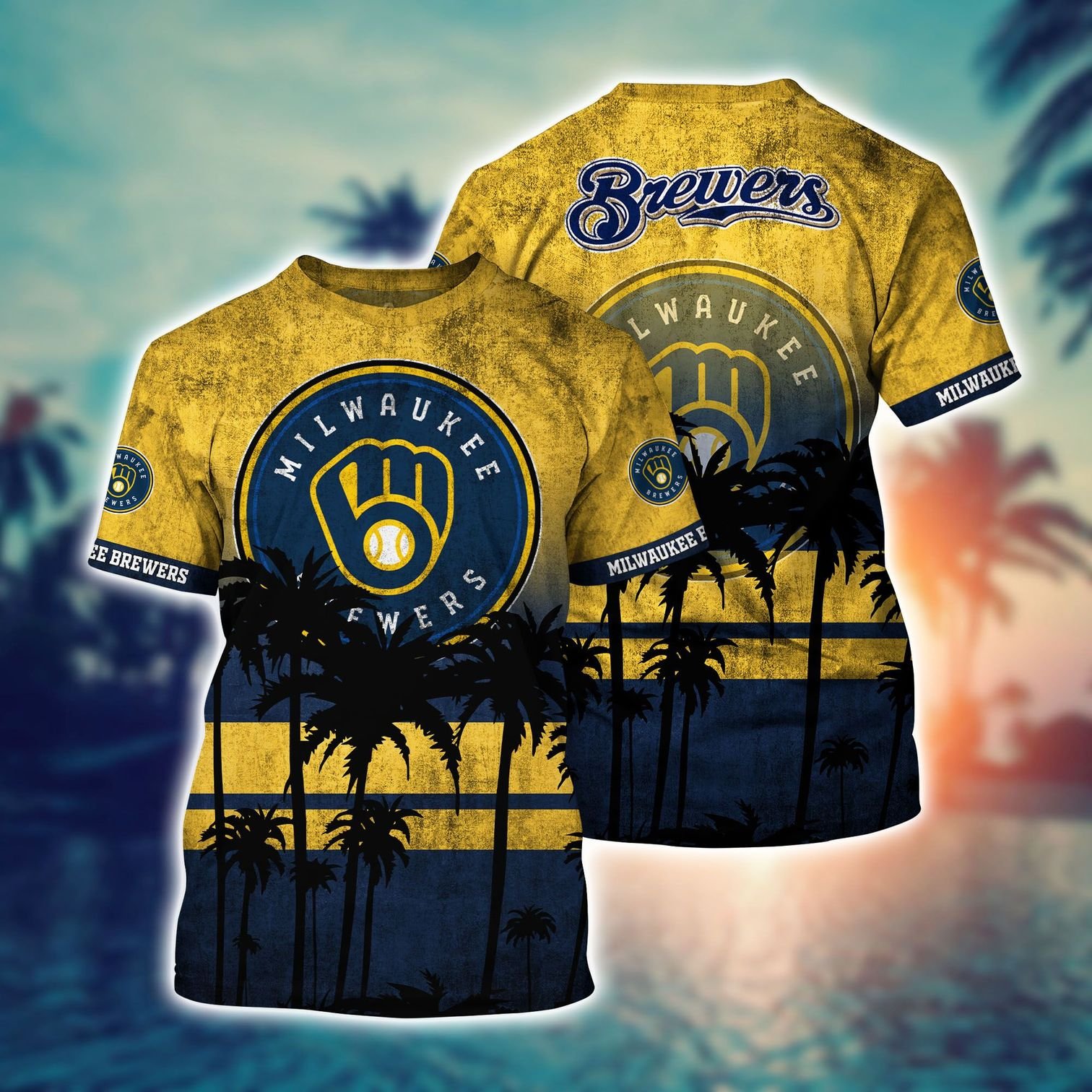 Milwaukee Brewers tropical hawaiian shirt 5 Milwaukee Brewers tropical hawaiian shirt 4