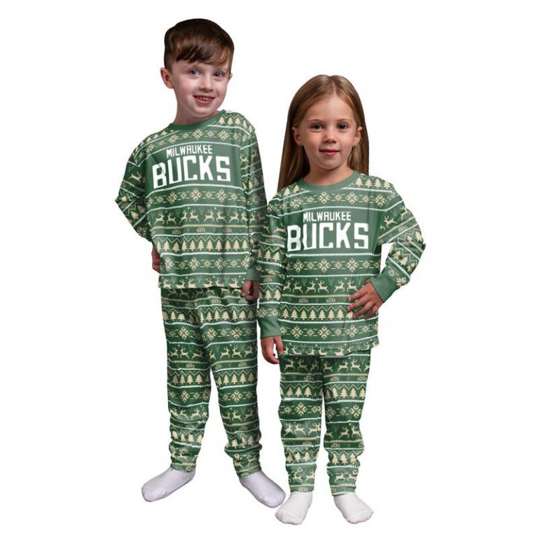 Milwaukee Bucks NBA pajamas set 5