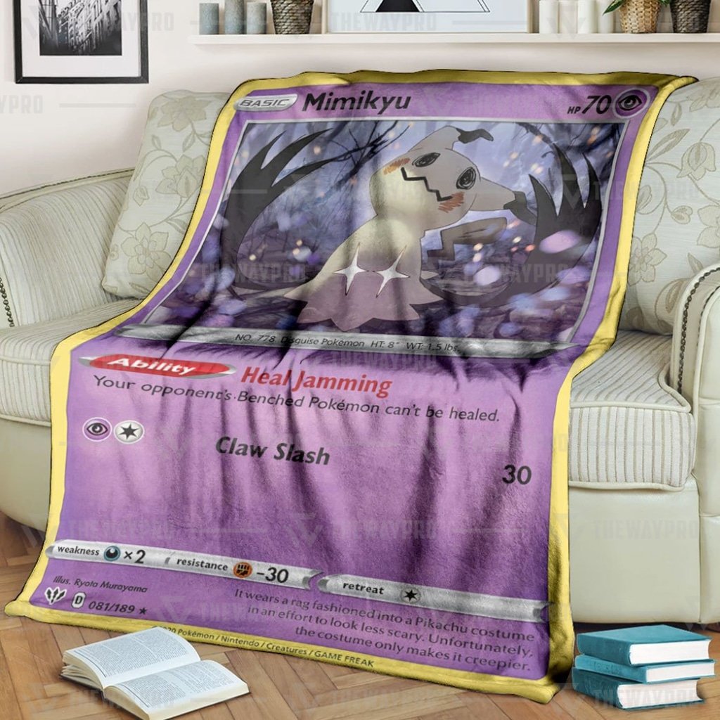 Mimikyu Darkness Ablaze Pokemon blanket 1