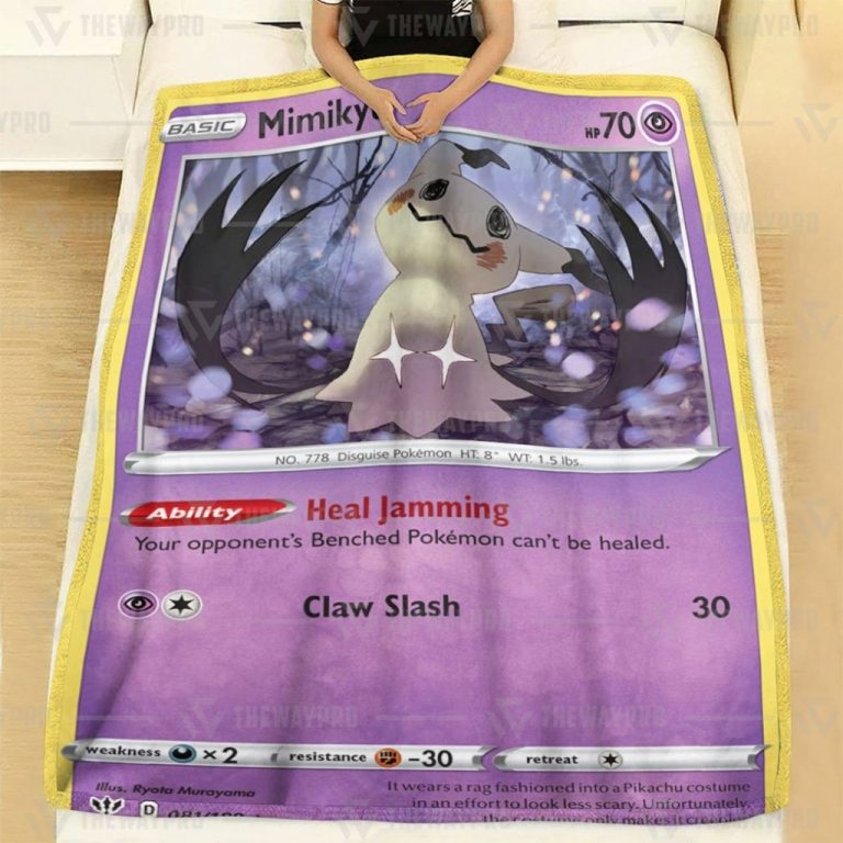 Mimikyu Darkness Ablaze Pokemon blanket 2