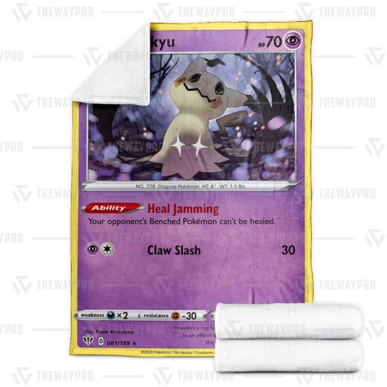 Mimikyu Darkness Ablaze Pokemon blanket 3