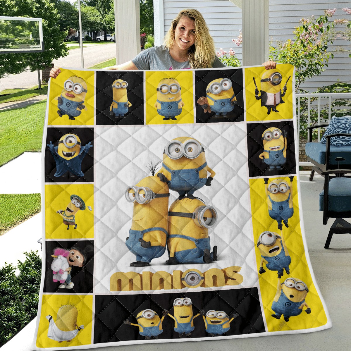 Minions quilt 4