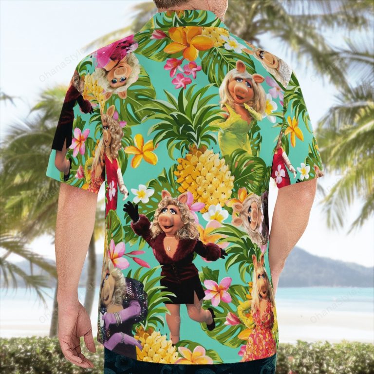 Miss Piggy pineapple tropical hawaiian shirt 4 Miss Piggy pineapple tropical hawaiian shirt 4