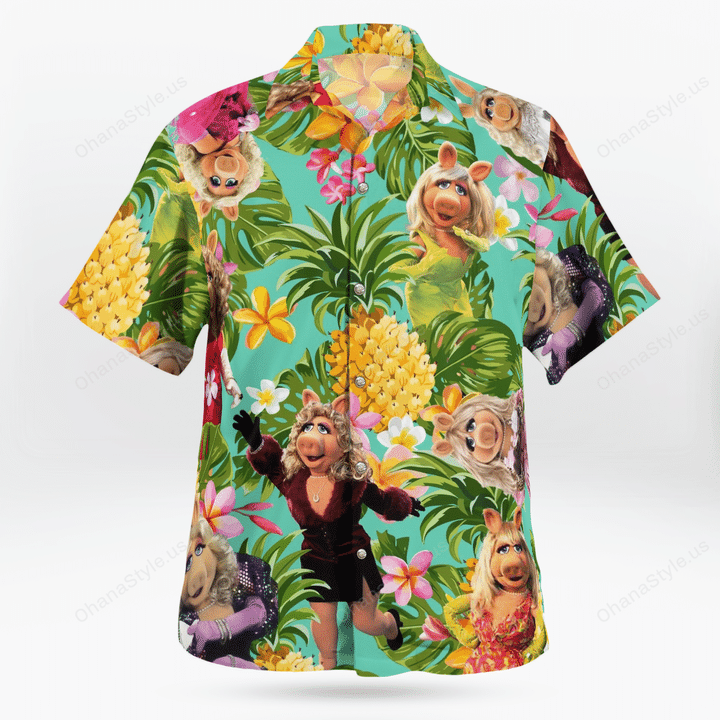 Miss piggy tropical hawaiian shirt 1