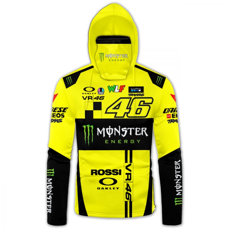 Monster Energy Valentino Rossi 46 3d hoodie mask Monster Energy Valentino Rossi 46 3d hoodie mask