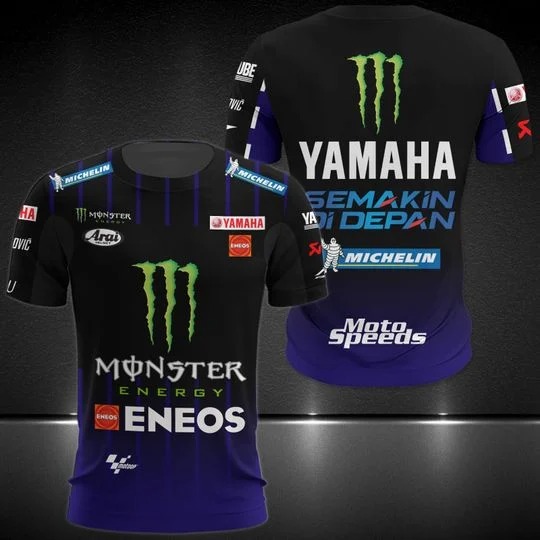 Monster Energy Yamaha Moto GP 3d shirt hoodie 2