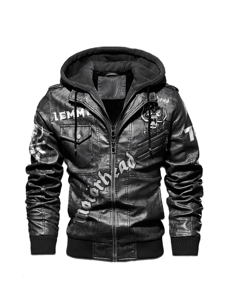 Motorhead Skull custom leather jacket 6