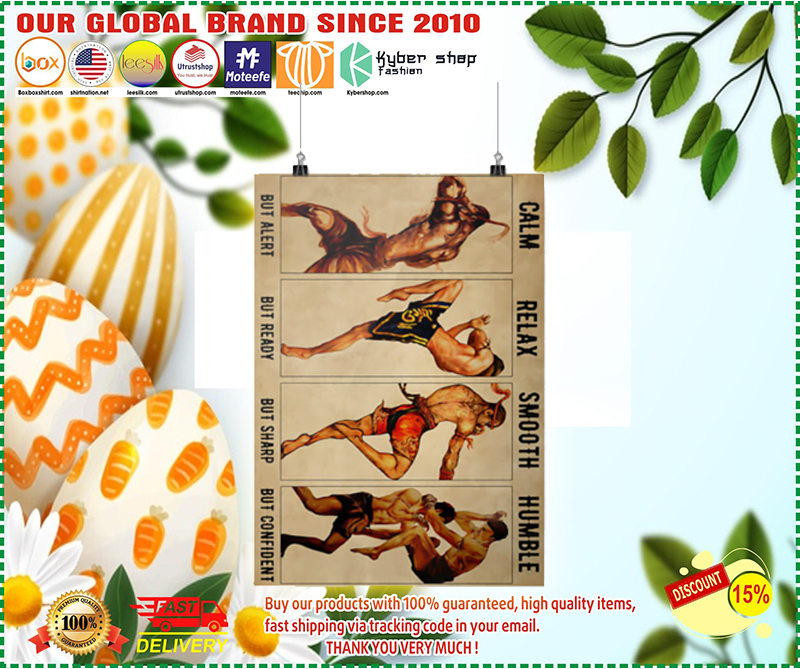 Muay Thai calm relax smooth humble poster