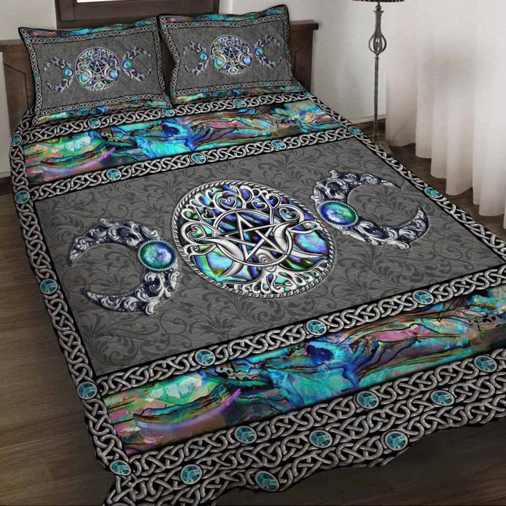 Mystery Spirit Triple Moon Witch quilt bedding set 9 Mystery Spirit Triple Moon Witch quilt bedding set 1