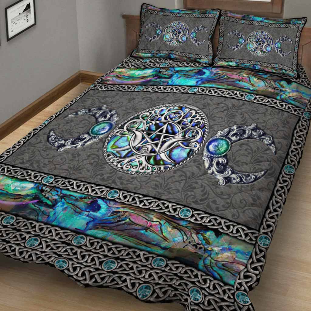 Mystery Spirit Triple Moon Witch quilt bedding set 5 Mystery Spirit Triple Moon Witch quilt bedding set 2
