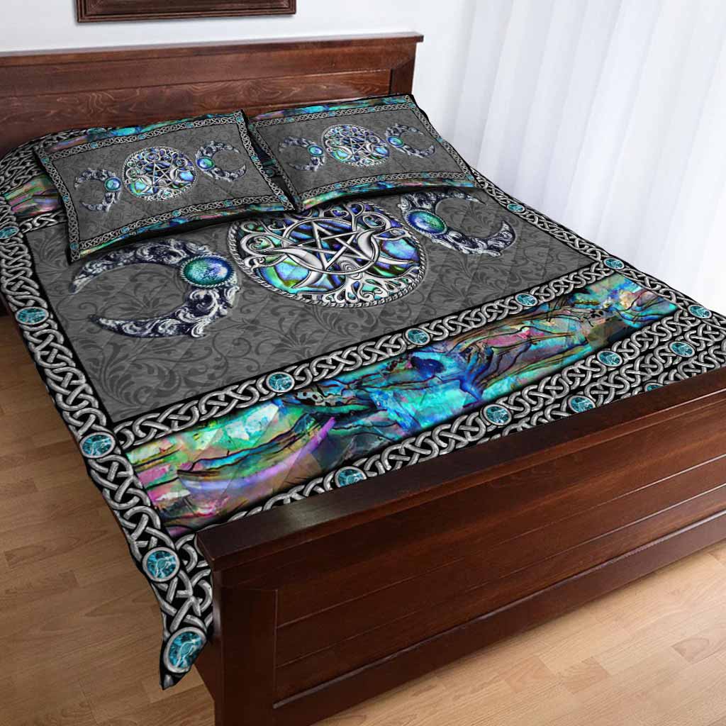 Mystery Spirit Triple Moon Witch quilt bedding set 4 Mystery Spirit Triple Moon Witch quilt bedding set 3
