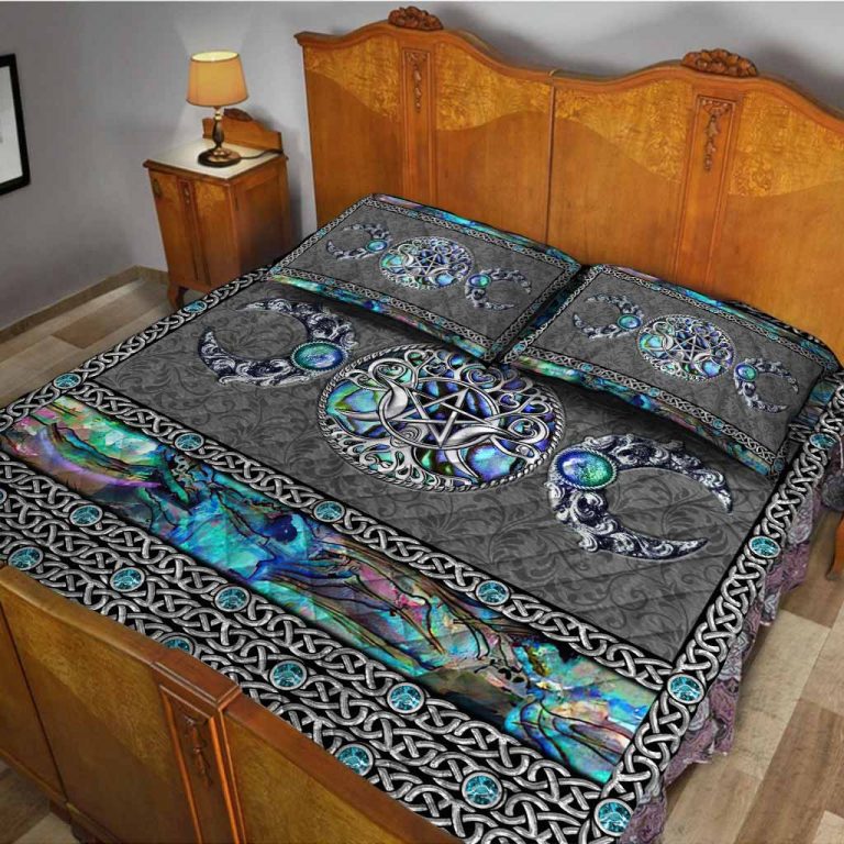Mystery Spirit Triple Moon Witch quilt bedding set 4 Mystery Spirit Triple Moon Witch quilt bedding set 4