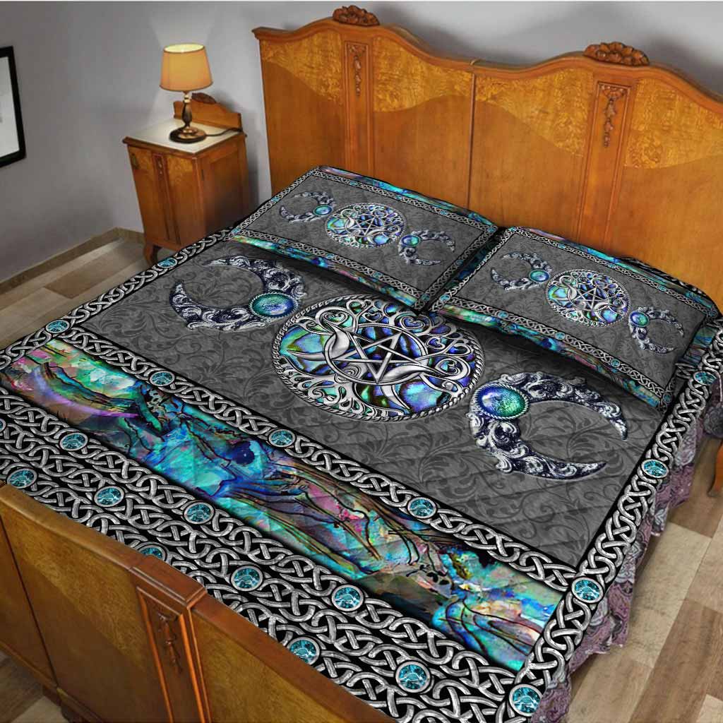 Mystery Spirit Triple Moon Witch quilt bedding set 3 Mystery Spirit Triple Moon Witch quilt bedding set 4